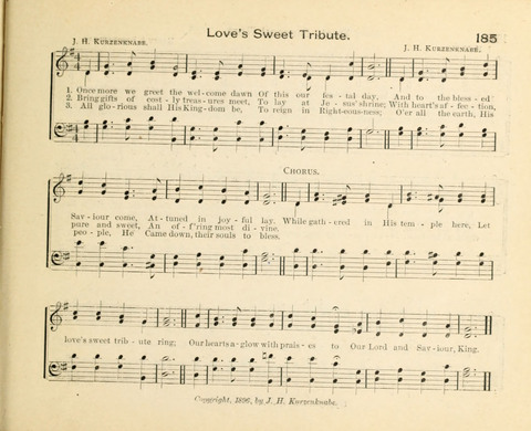 Kindly Light: a new collection of hymns and music for praise in the Sunday school page 185