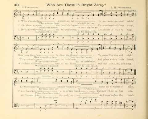Kindly Light: a new collection of hymns and music for praise in the Sunday school page 40