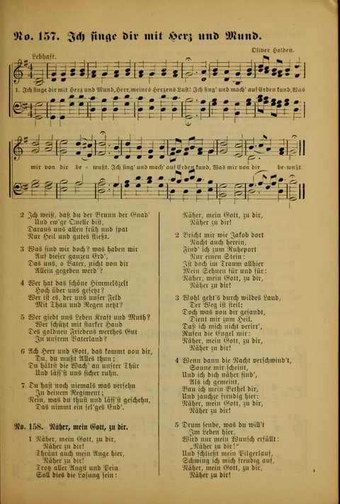 Die Kleine Palme: neueste Liedersammlung für Sonntagsculen und Jugendvereine sowie für Sonntag Abend und andere Gottesdienste page 155