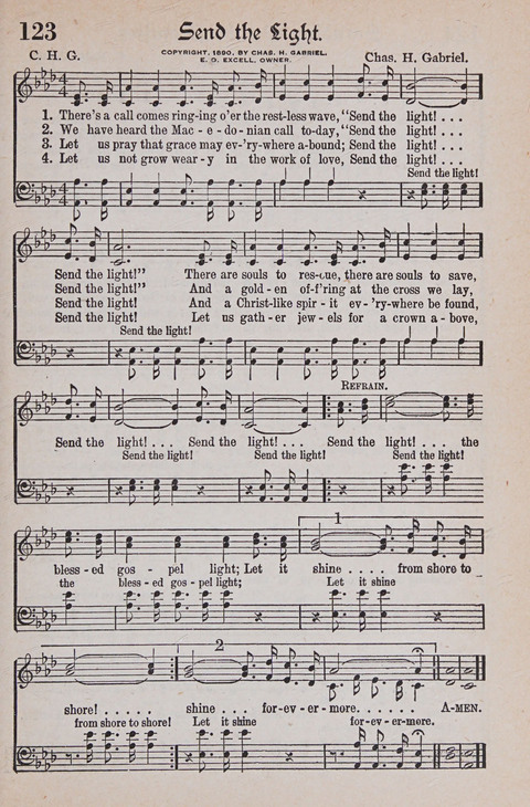 Kingdom Songs: the choicest hymns and gospel songs for all the earth, for general us in church services, Sunday schools, and young people meetings page 128