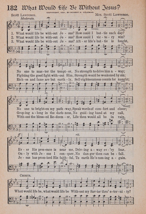 Kingdom Songs: the choicest hymns and gospel songs for all the earth, for general us in church services, Sunday schools, and young people meetings page 187