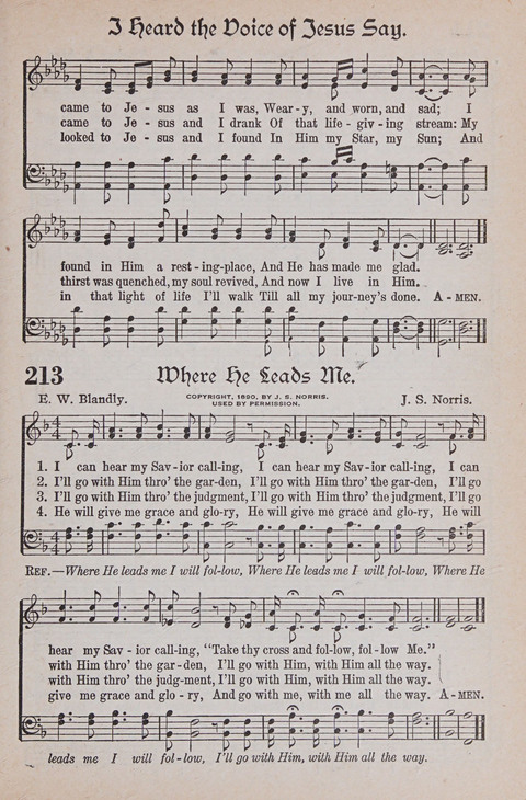 Kingdom Songs: the choicest hymns and gospel songs for all the earth, for general us in church services, Sunday schools, and young people meetings page 210
