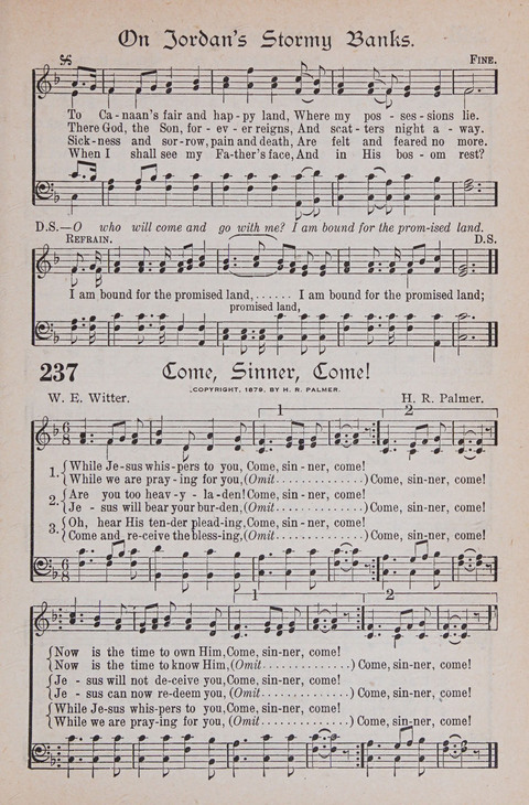 Kingdom Songs: the choicest hymns and gospel songs for all the earth, for general us in church services, Sunday schools, and young people meetings page 226