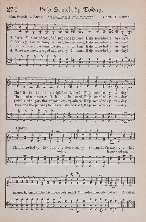 Kingdom Songs: the choicest hymns and gospel songs for all the earth, for general us in church services, Sunday schools, and young people meetings page 254