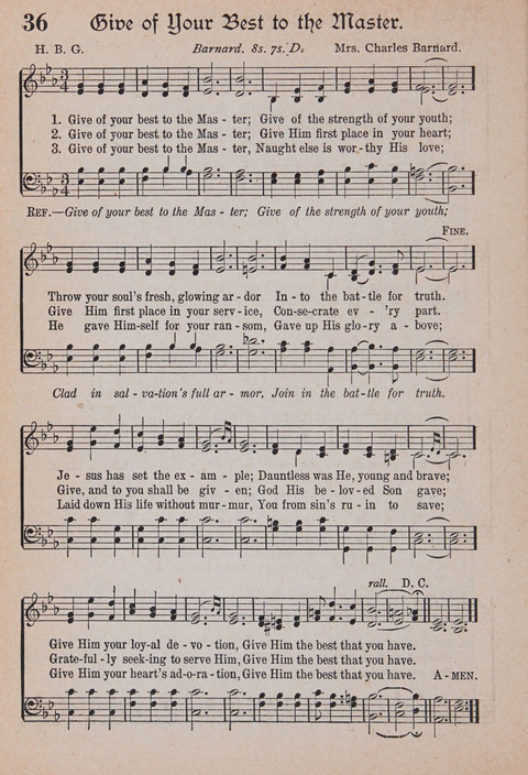 Kingdom Songs: the choicest hymns and gospel songs for all the earth, for general us in church services, Sunday schools, and young people meetings page 41