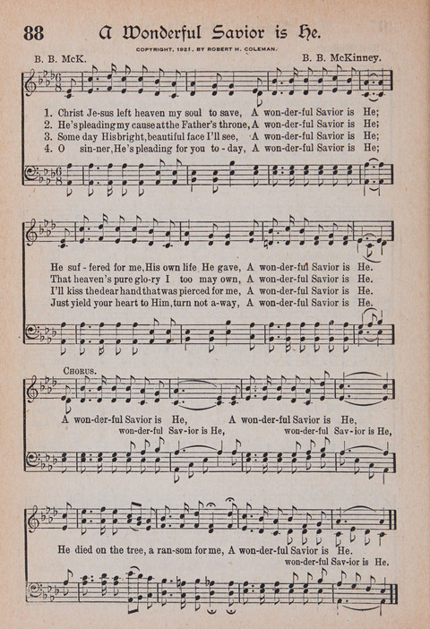 Kingdom Songs: the choicest hymns and gospel songs for all the earth, for general us in church services, Sunday schools, and young people meetings page 93