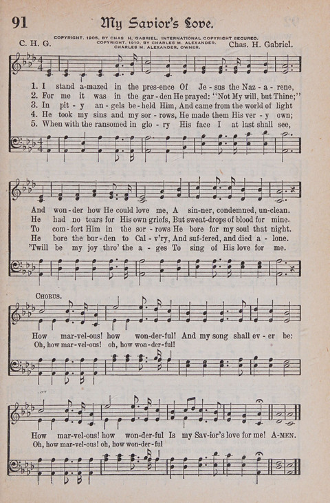 Kingdom Songs: the choicest hymns and gospel songs for all the earth, for general us in church services, Sunday schools, and young people meetings page 96