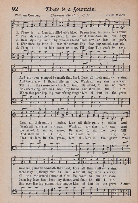 Kingdom Songs: the choicest hymns and gospel songs for all the earth, for general us in church services, Sunday schools, and young people meetings page 97
