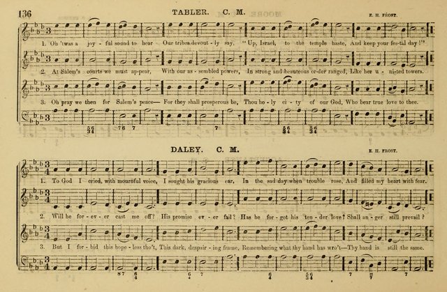 The Key-Stone Collection of Church Music: a complete collection of hymn tunes, anthems, psalms, chants, & c. to which is added the physiological system for training choirs and teaching singing schools page 136