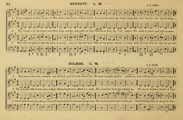 The Key-Stone Collection of Church Music: a complete collection of hymn tunes, anthems, psalms, chants, & c. to which is added the physiological system for training choirs and teaching singing schools page 84