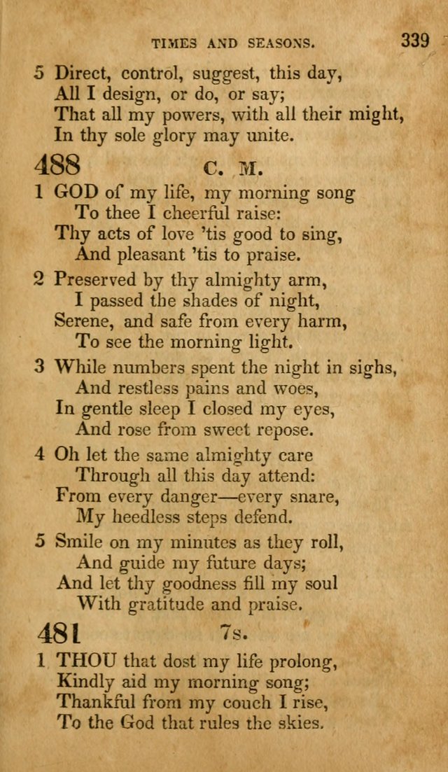 The Lyrica: a collection of psalms, hymns, and spiritual songs, adapted to general use page 339