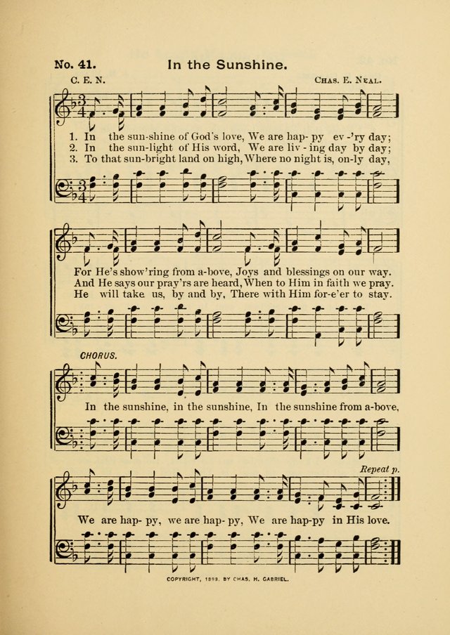 Little Branches: a collection of songs prepared especially for the primary and infant departments of the sunday school page 43