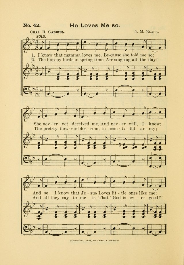Little Branches: a collection of songs prepared especially for the primary and infant departments of the sunday school page 44