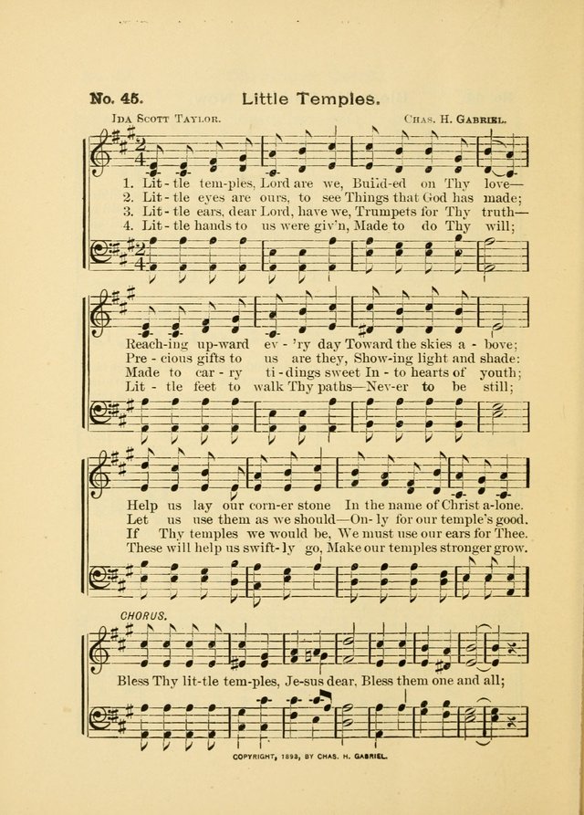Little Branches: a collection of songs prepared especially for the primary and infant departments of the sunday school page 48