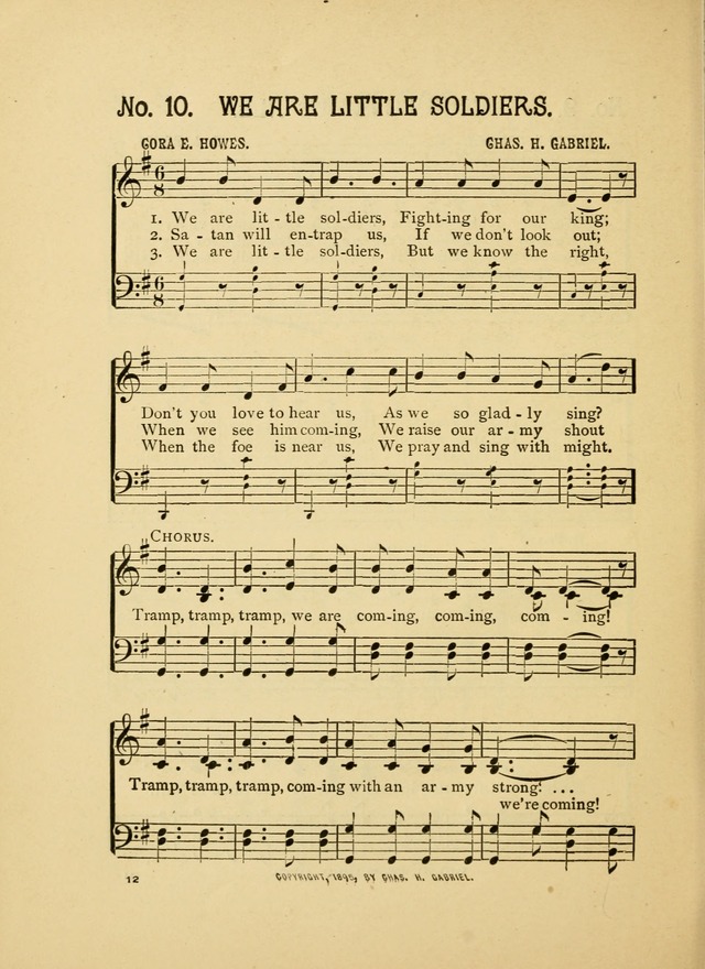 Little Branches No. 2: a collection of songs prepared especially for the primary and infant deparments of the sunday school page 12
