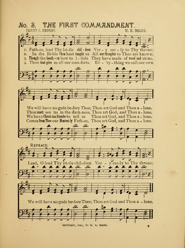 Little Branches No. 2: a collection of songs prepared especially for the primary and infant deparments of the sunday school page 5