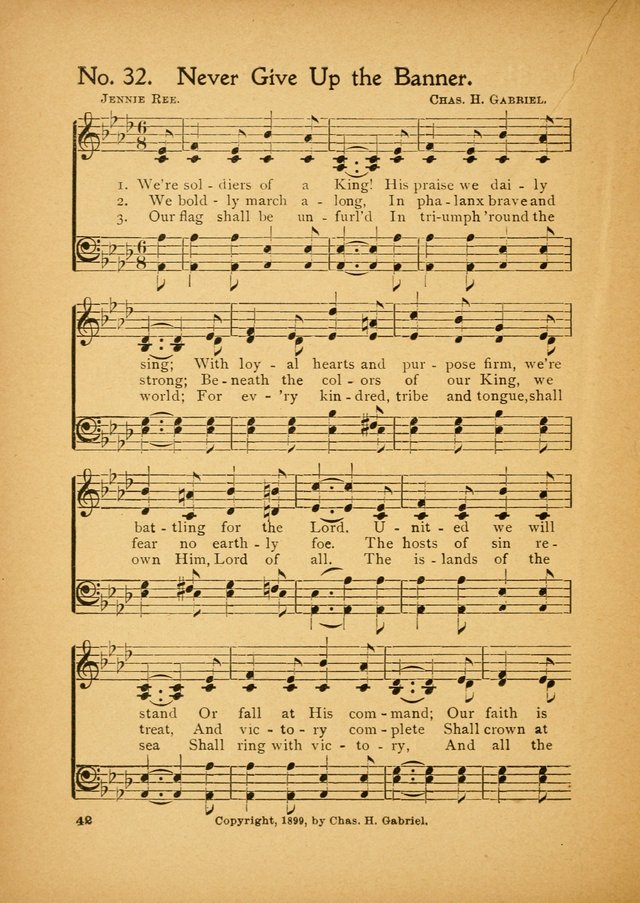 Little Branches No. 3: a collection of songs prepared especially for the primary and infant departments of the sunday school page 42