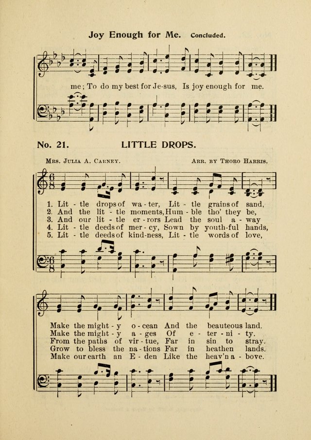 Little Branches No. 4: a collection of songs prepared especially for the primary and infant departments of the Sunday school page 27