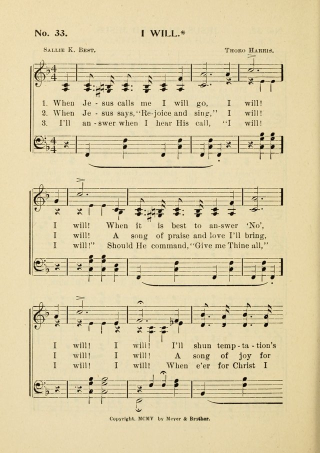 Little Branches No. 4: a collection of songs prepared especially for the primary and infant departments of the Sunday school page 40