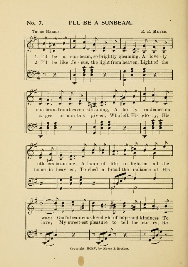 Little Branches No. 4: a collection of songs prepared especially for the primary and infant departments of the Sunday school page 8