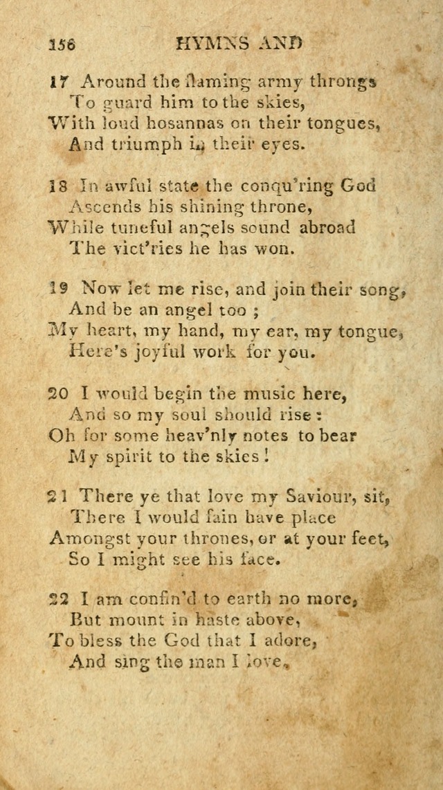 The Lexington Collection: being a selection of hymns, and spiritual songs, from the best authors (3rd. ed., corr.) page 156