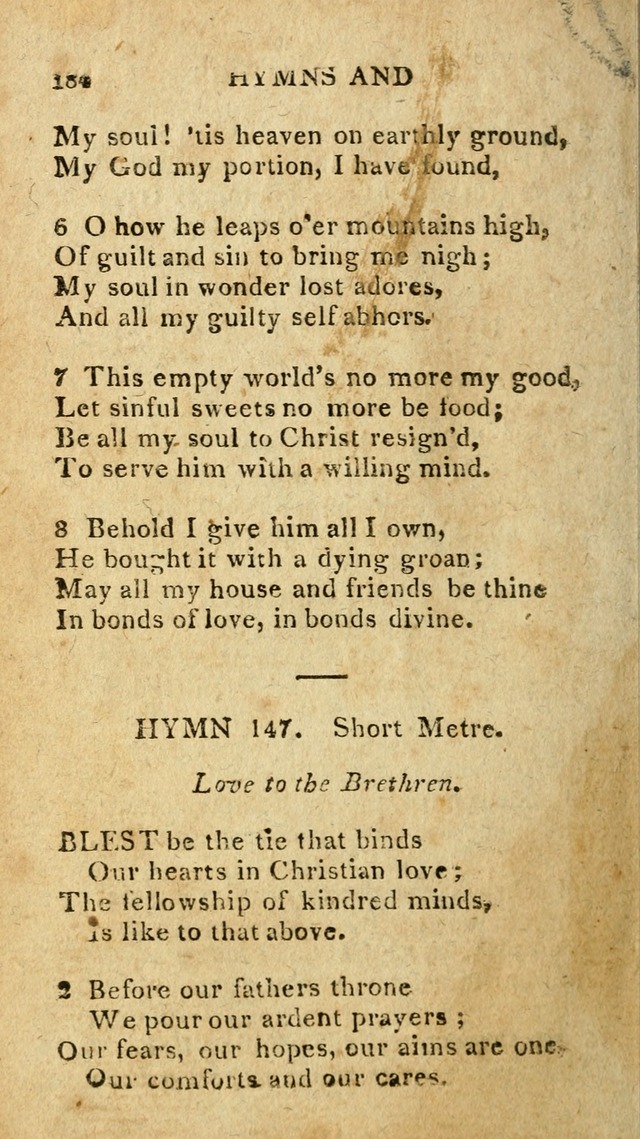 The Lexington Collection: being a selection of hymns, and spiritual songs, from the best authors (3rd. ed., corr.) page 184