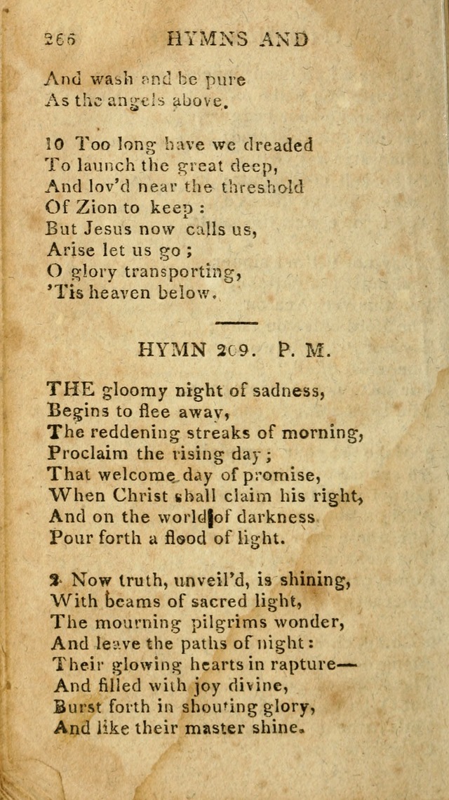 The Lexington Collection: being a selection of hymns, and spiritual songs, from the best authors (3rd. ed., corr.) page 266