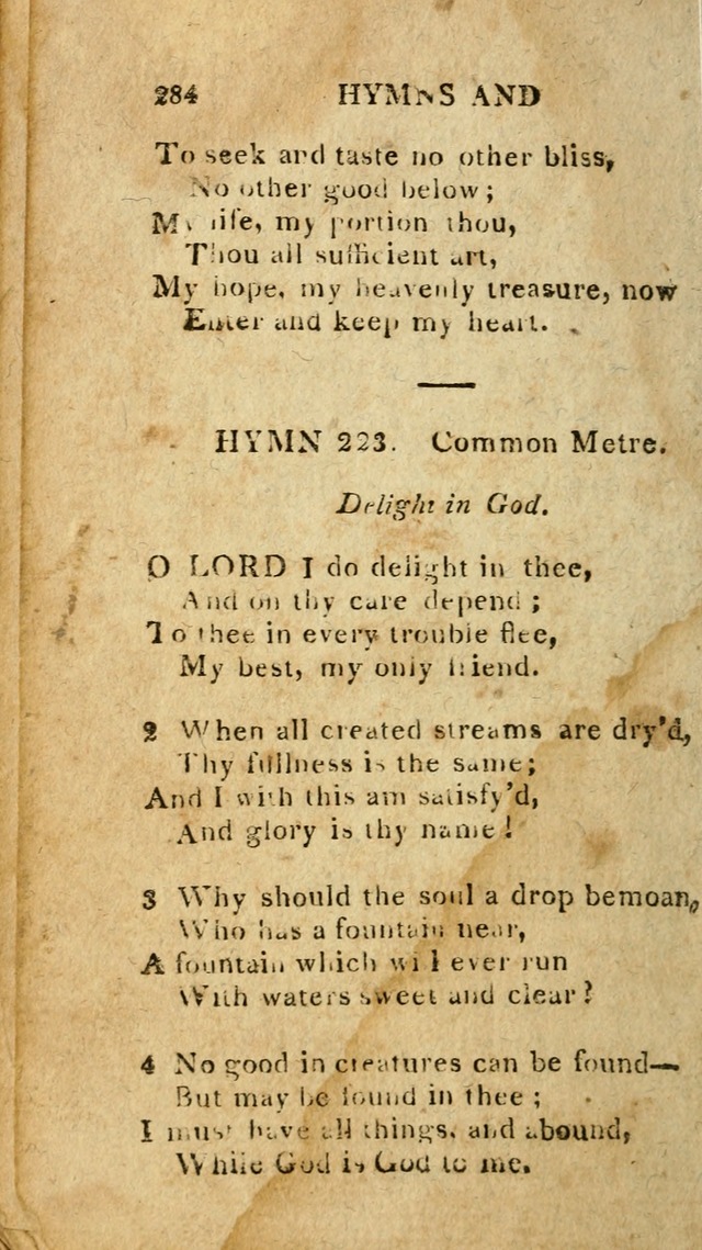 The Lexington Collection: being a selection of hymns, and spiritual songs, from the best authors (3rd. ed., corr.) page 284