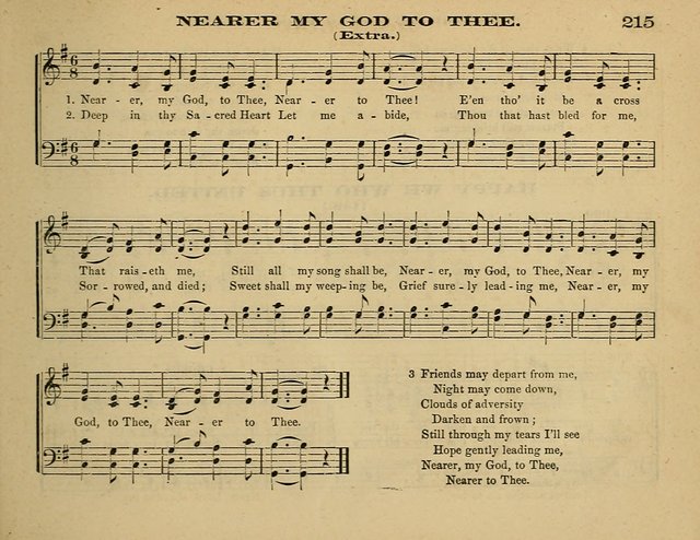 Laudis Corona: the new Sunday school hymn book, containing a collection of Catholic hymns, arranged for the principal seasons and festivals of the year page 215
