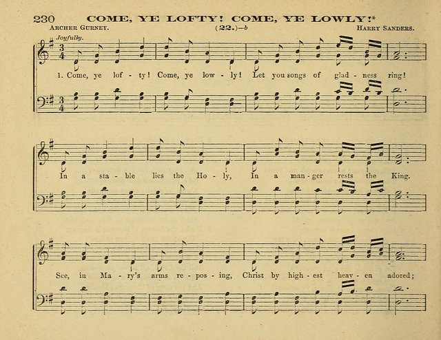 Laudis Corona: the new Sunday school hymn book, containing a collection of Catholic hymns, arranged for the principal seasons and festivals of the year page 230