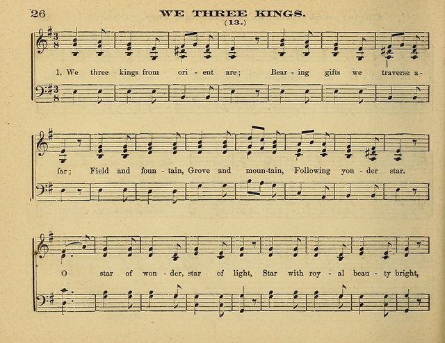 Laudis Corona: the new Sunday school hymn book, containing a collection of Catholic hymns, arranged for the principal seasons and festivals of the year page 26