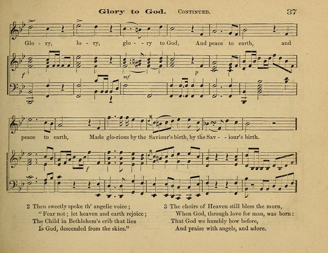 Laudis Corona: the new Sunday school hymn book, containing a collection of Catholic hymns, arranged for the principal seasons and festivals of the year page 37