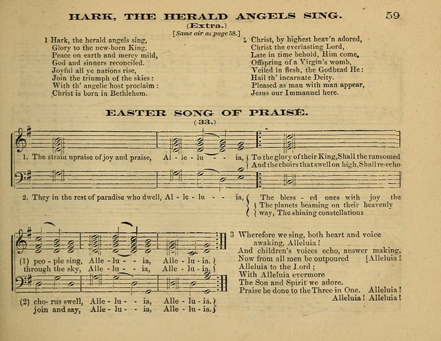 Laudis Corona: the new Sunday school hymn book, containing a collection of Catholic hymns, arranged for the principal seasons and festivals of the year page 59