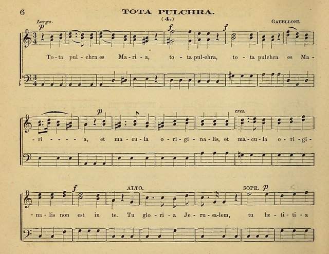 Laudis Corona: the new Sunday school hymn book, containing a collection of Catholic hymns, arranged for the principal seasons and festivals of the year page 6