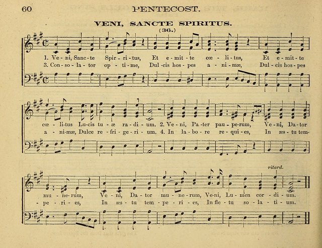 Laudis Corona: the new Sunday school hymn book, containing a collection of Catholic hymns, arranged for the principal seasons and festivals of the year page 60