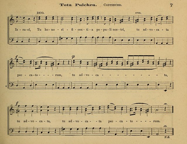 Laudis Corona: the new Sunday school hymn book, containing a collection of Catholic hymns, arranged for the principal seasons and festivals of the year page 7