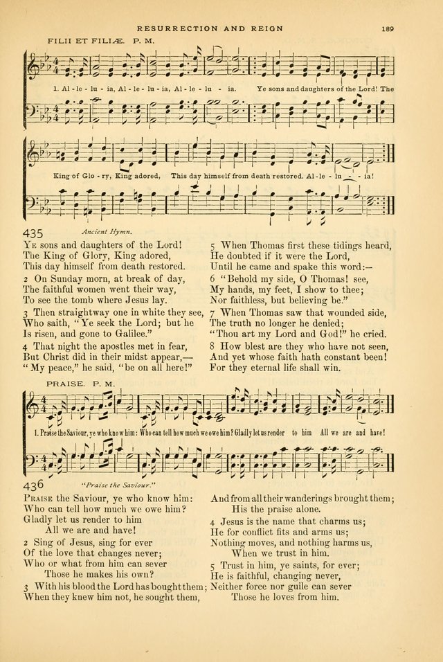 Laudes Domini: a selection of spiritual songs ancient and modern page 189