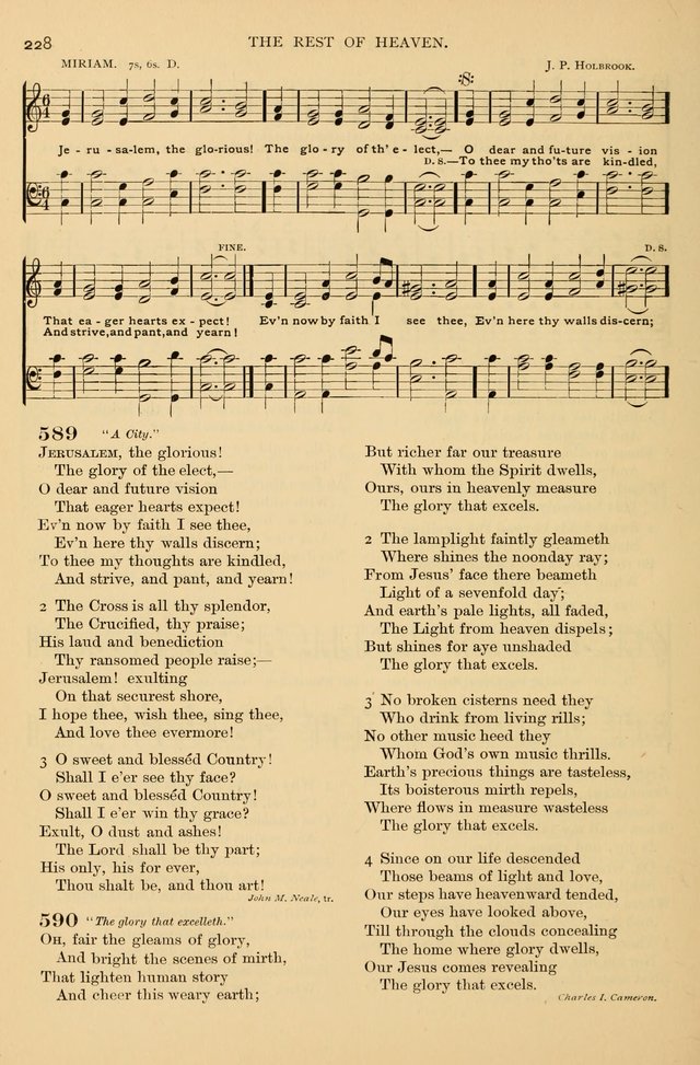 Laudes Domini: a selection of spiritual songs ancient & modern (Abr. ed.) page 228