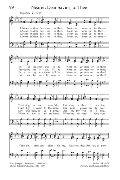 Hymns of the Church of Jesus Christ of Latter-day Saints page 106