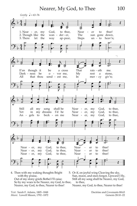 Hymns of the Church of Jesus Christ of Latter-day Saints page 107
