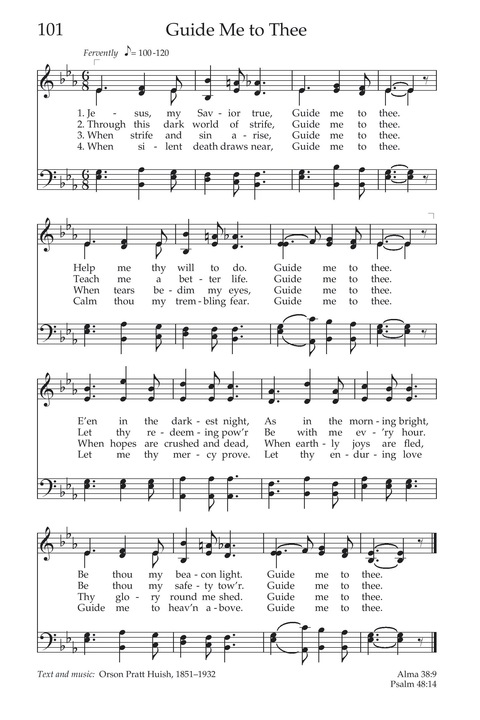 Hymns of the Church of Jesus Christ of Latter-day Saints page 108