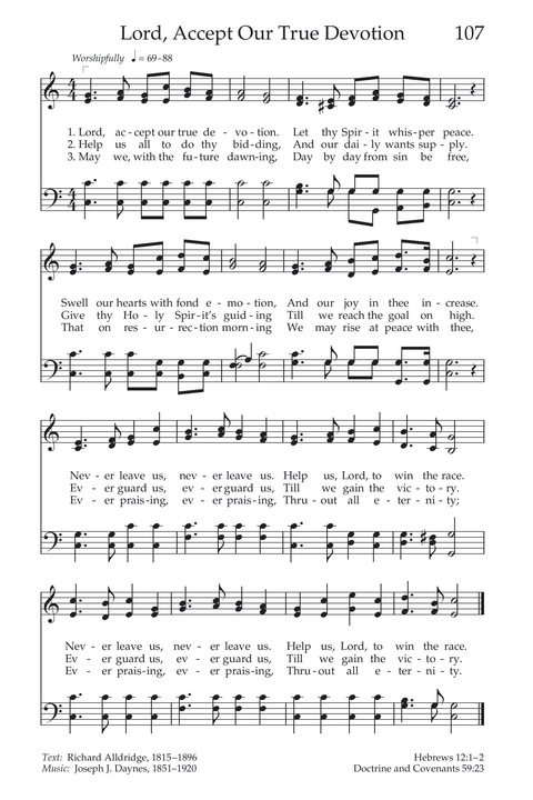 Hymns of the Church of Jesus Christ of Latter-day Saints page 115