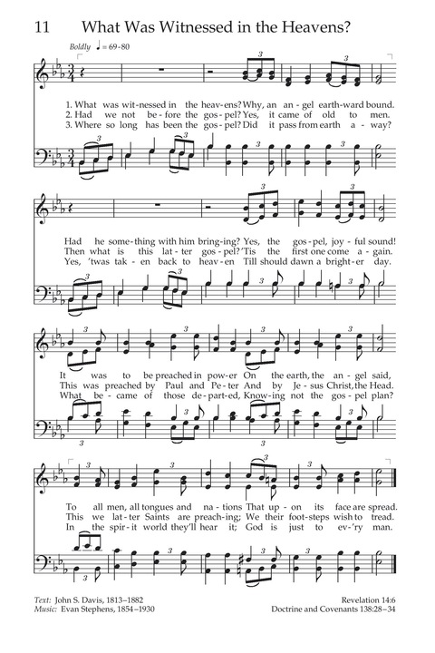 Hymns of the Church of Jesus Christ of Latter-day Saints page 12