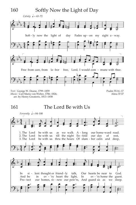 Hymns of the Church of Jesus Christ of Latter-day Saints page 168