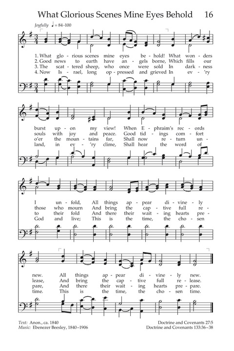 Hymns of the Church of Jesus Christ of Latter-day Saints page 17