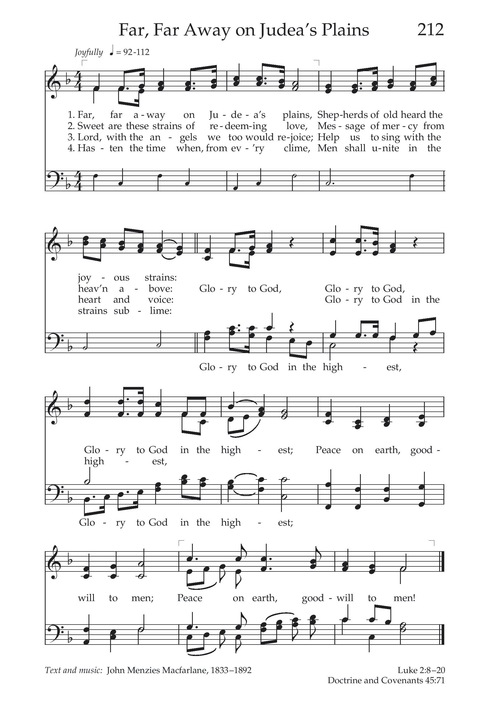 Hymns of the Church of Jesus Christ of Latter-day Saints page 219