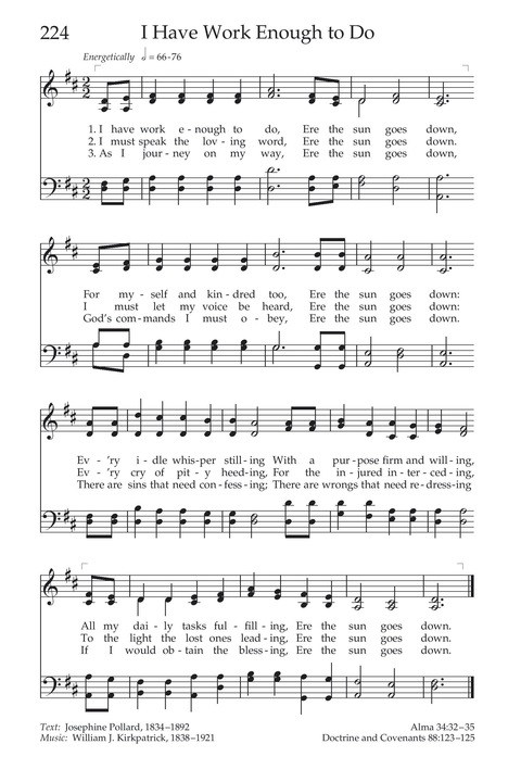 Hymns of the Church of Jesus Christ of Latter-day Saints page 232