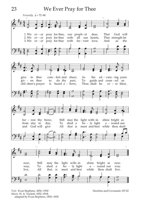 Hymns of the Church of Jesus Christ of Latter-day Saints page 24