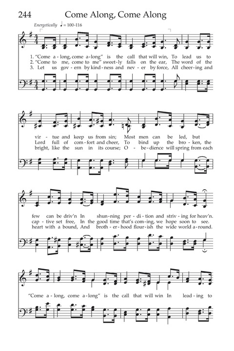 Hymns of the Church of Jesus Christ of Latter-day Saints page 256