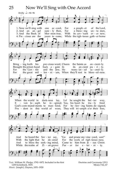 Hymns of the Church of Jesus Christ of Latter-day Saints page 26